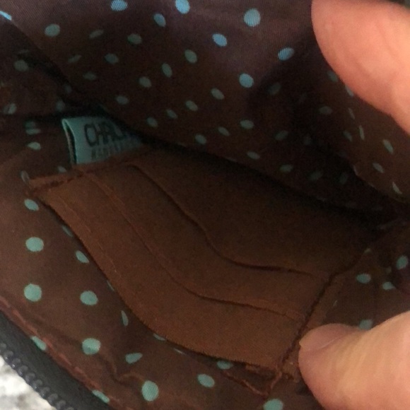 CHALA♥️CROSSBODY CAT APPLIQUÉ Leather 7.5”x5” EUC - Picture 6 of 12